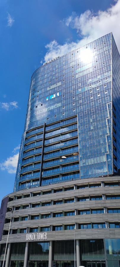 슈체친 Aleda Tower, 14 Floor, Balkon 아파트 외부 사진